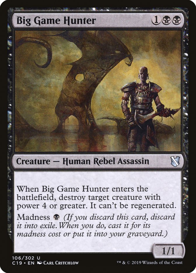 Big Game Hunter [Commander 2019] - Magic: The Gathering - Card Brawlers | Quebec | Canada |
