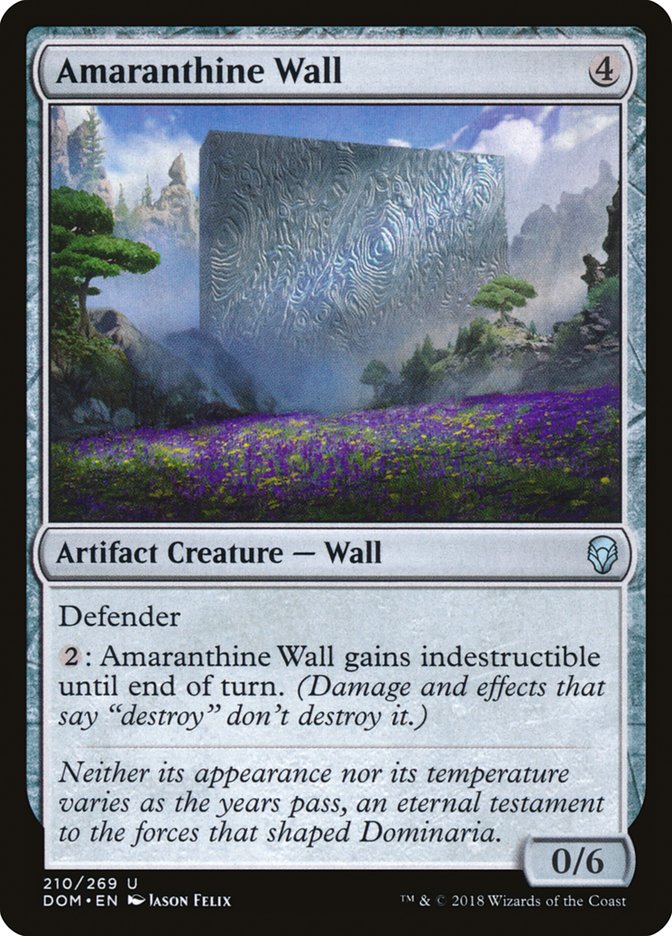 Amaranthine Wall [Dominaria] - Magic: The Gathering - Card Brawlers | Quebec | Canada |