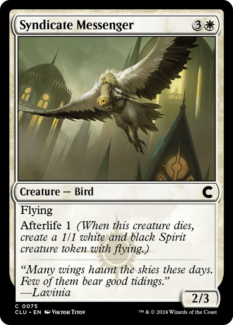 Syndicate Messenger [Ravnica: Clue Edition] - Magic: The Gathering - Card Brawlers | Quebec | Canada |