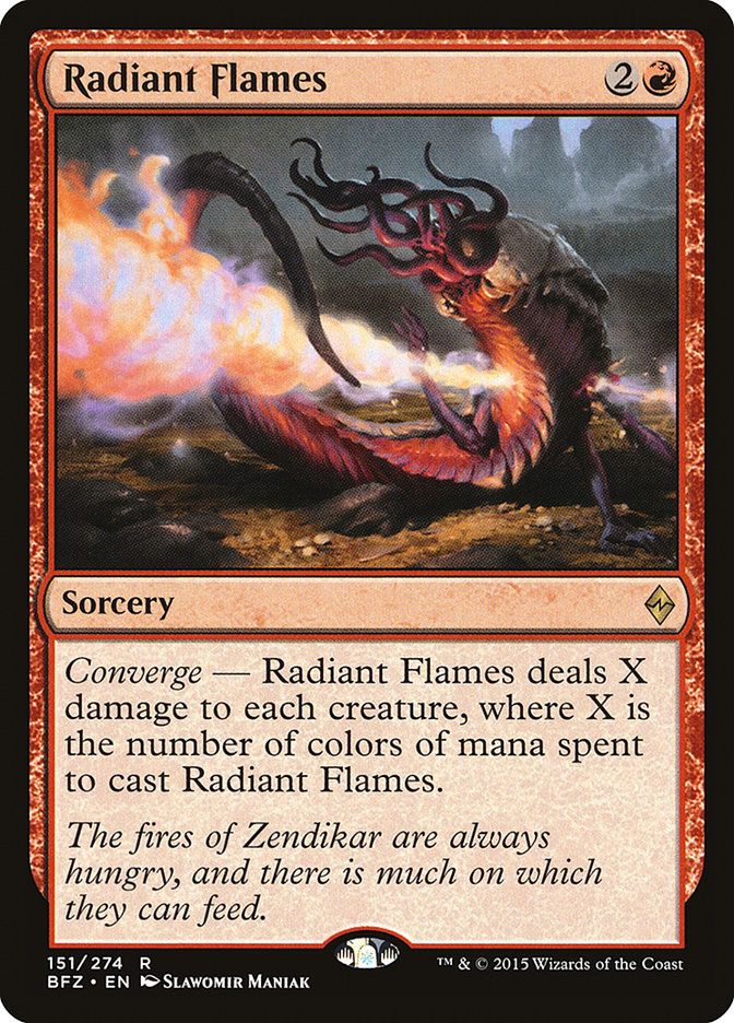 Radiant Flames [Battle for Zendikar] - Magic: The Gathering - Card Brawlers | Quebec | Canada |
