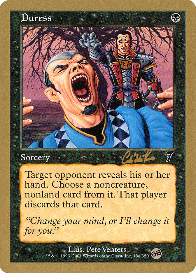 Duress (Carlos Romao) (SB) [World Championship Decks 2002] - Magic: The Gathering - Card Brawlers | Quebec | Canada |