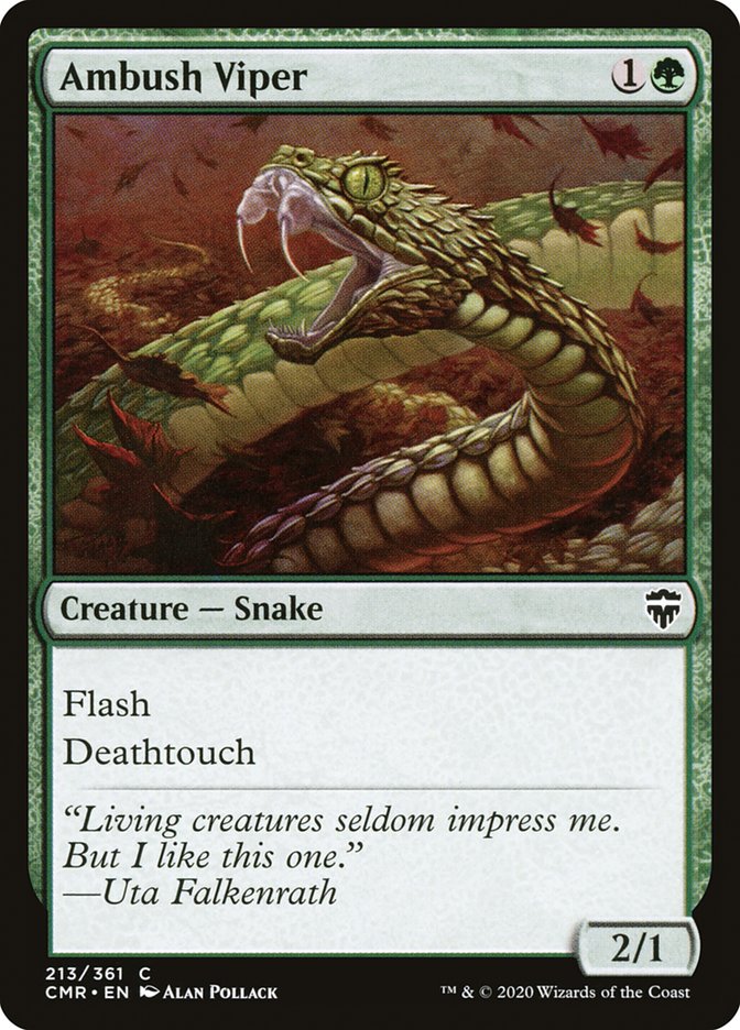 Ambush Viper [Commander Legends] - Magic: The Gathering - Card Brawlers | Quebec | Canada |