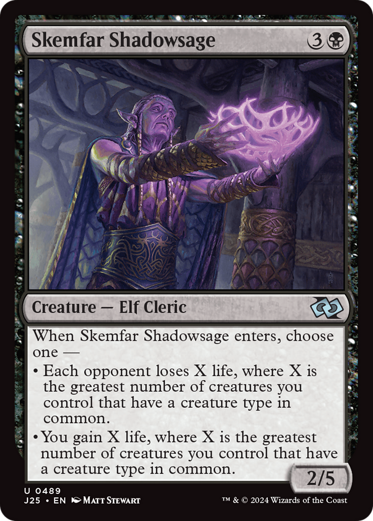 Skemfar Shadowsage [Foundations Jumpstart] - Magic: The Gathering - Card Brawlers | Quebec | Canada |