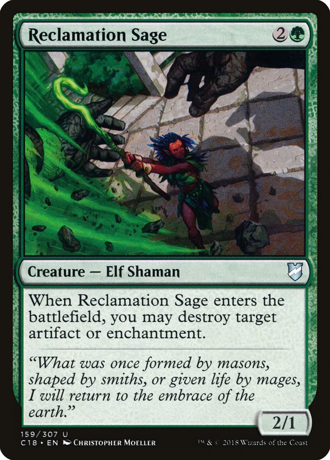Reclamation Sage [Commander 2018] - Magic: The Gathering - Card Brawlers | Quebec | Canada |