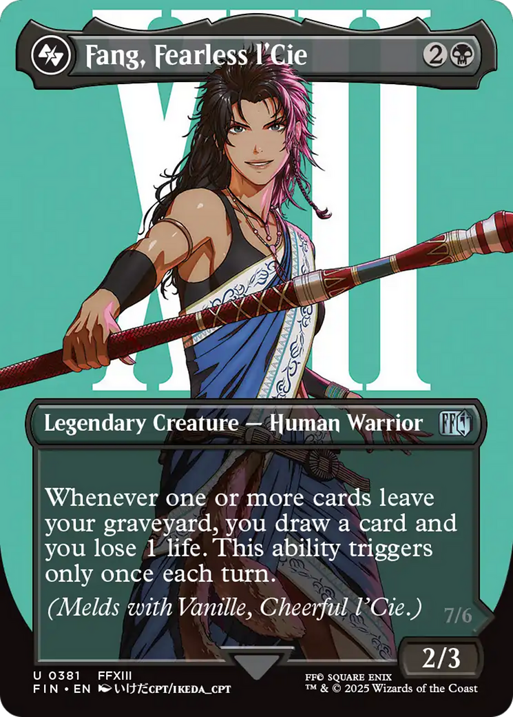 Fang, Fearless l'Cie (Borderless) [FINAL FANTASY] - Magic: The Gathering - Card Brawlers | Quebec | Canada |