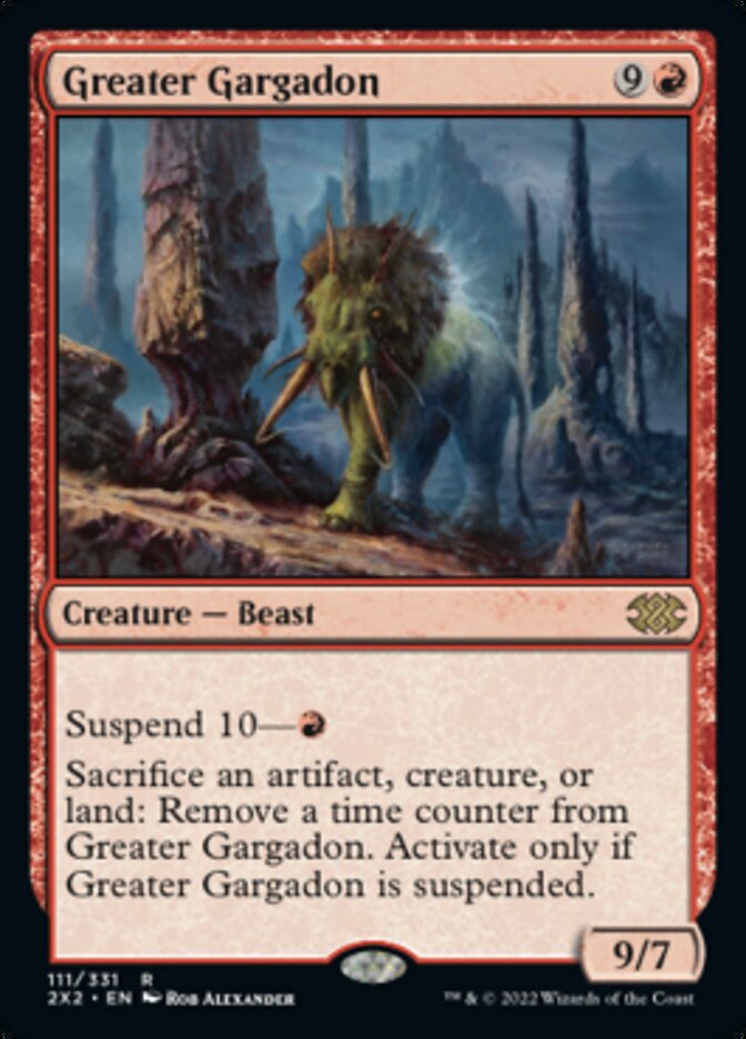 Greater Gargadon [Double Masters 2022] - Magic: The Gathering - Card Brawlers | Quebec | Canada |