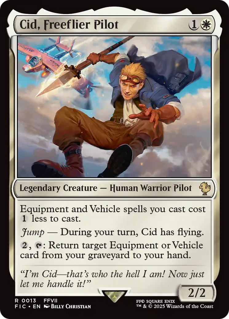 Cid, Freeflier Pilot [FINAL FANTASY Commander] - Magic: The Gathering - Card Brawlers | Quebec | Canada |