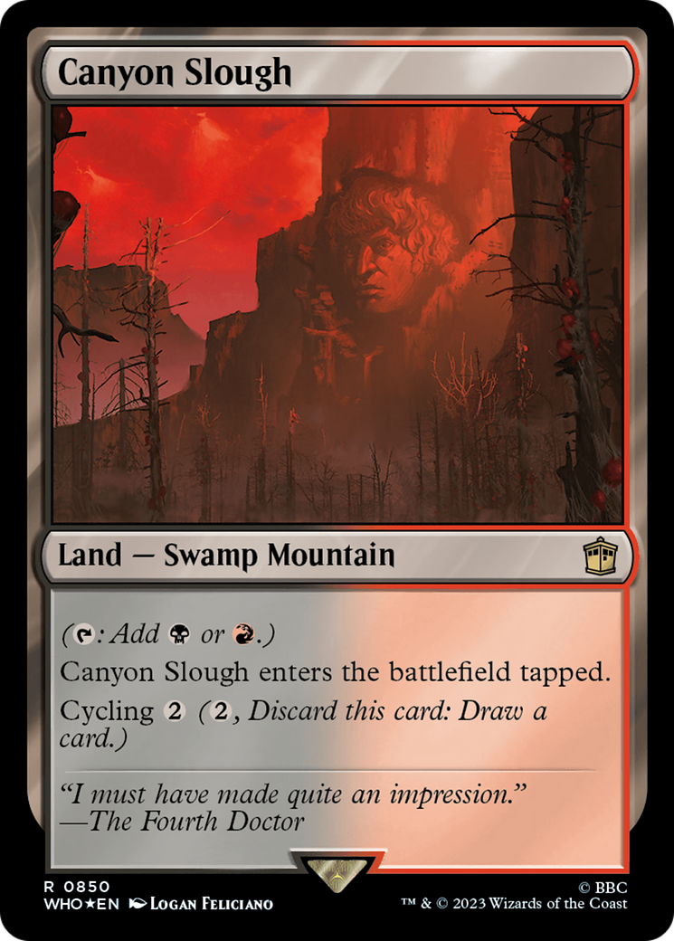 Canyon Slough (Surge Foil) [Doctor Who] - Magic: The Gathering - Card Brawlers | Quebec | Canada |