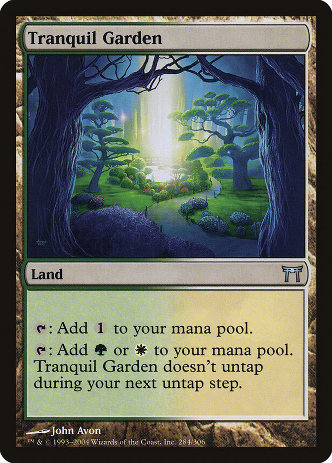 Tranquil Garden [Champions of Kamigawa] - Magic: The Gathering - Card Brawlers | Quebec | Canada |