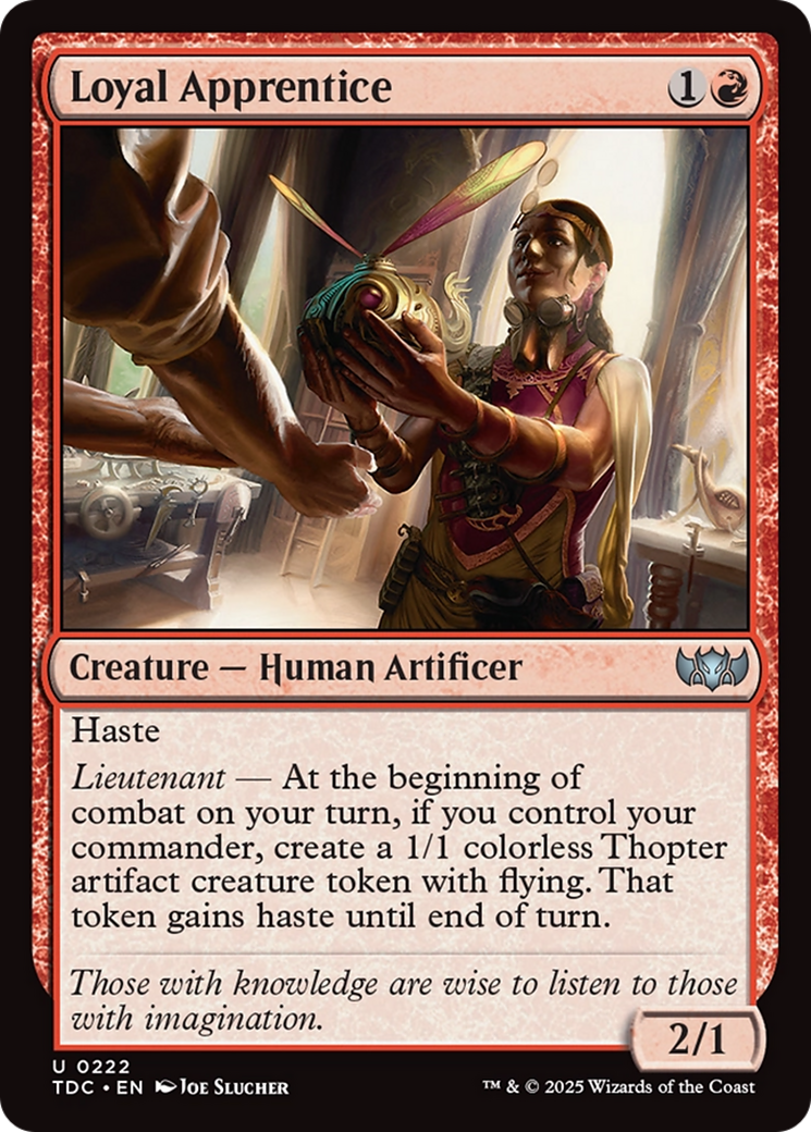 Loyal Apprentice [Tarkir: Dragonstorm Commander] - Magic: The Gathering - Card Brawlers | Quebec | Canada |