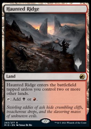 Haunted Ridge (Promo Pack) [Innistrad: Midnight Hunt Promos] - Magic: The Gathering - Card Brawlers | Quebec | Canada |