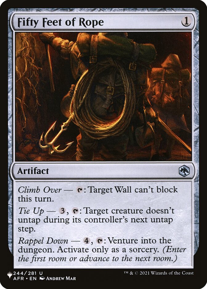 Fifty Feet of Rope [The List] - Magic: The Gathering - Card Brawlers | Quebec | Canada |