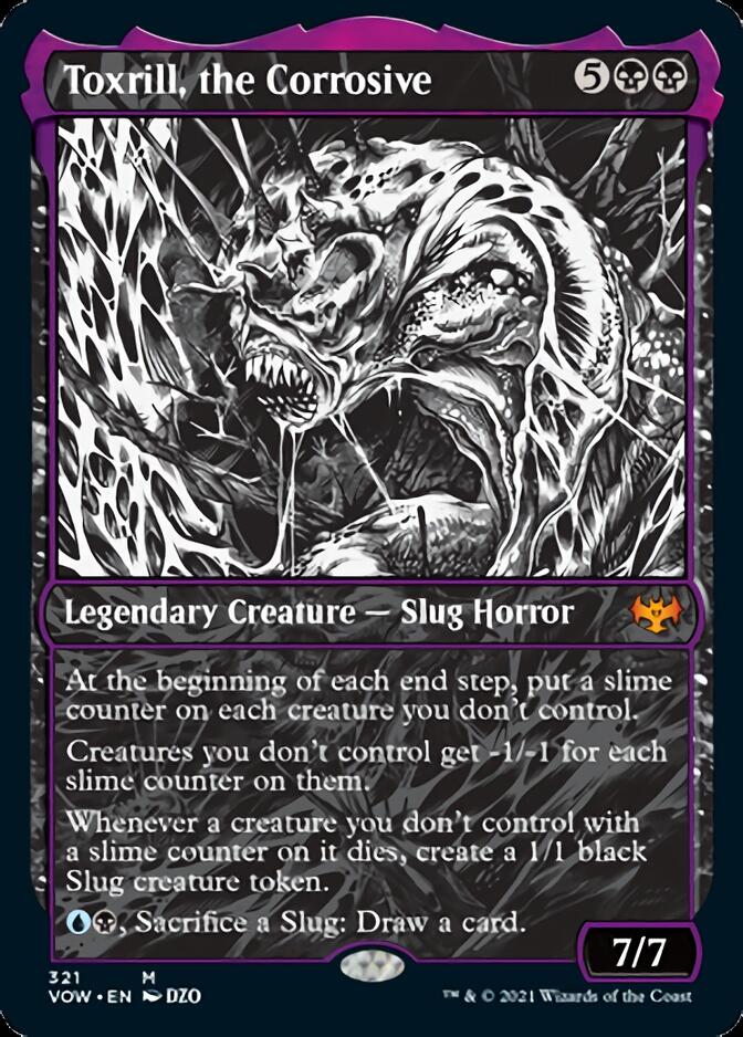Toxrill, the Corrosive (Showcase Eternal Night) [Innistrad: Crimson Vow] - Magic: The Gathering - Card Brawlers | Quebec | Canada |