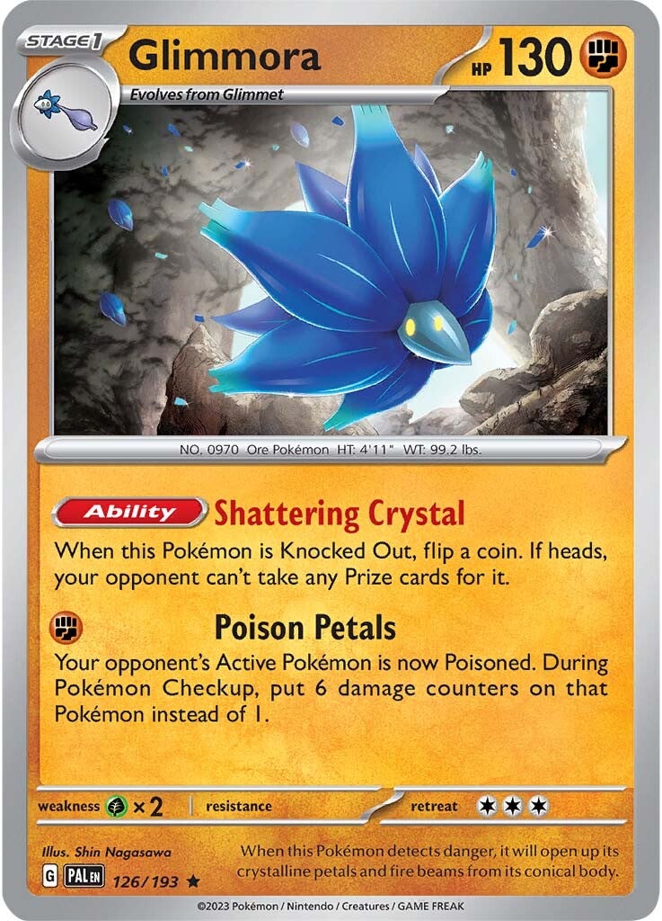 Glimmora (126/193) [Scarlet & Violet: Paldea Evolved] - Pokémon - Card Brawlers | Quebec | Canada |