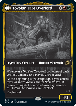 Tovolar, Dire Overlord // Tovolar, the Midnight Scourge [Innistrad: Double Feature] - Magic: The Gathering - Card Brawlers | Quebec | Canada |