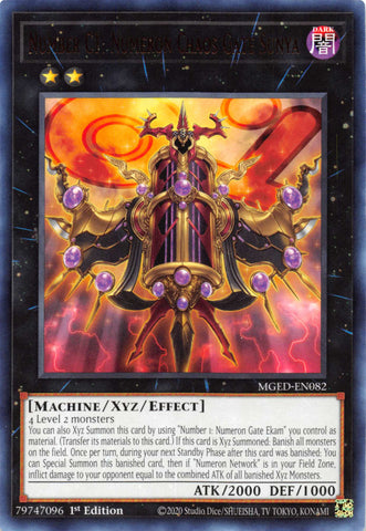 Number C1: Numeron Chaos Gate Sunya [MGED-EN082] Rare - Yu-Gi-Oh! - Card Brawlers | Quebec | Canada |