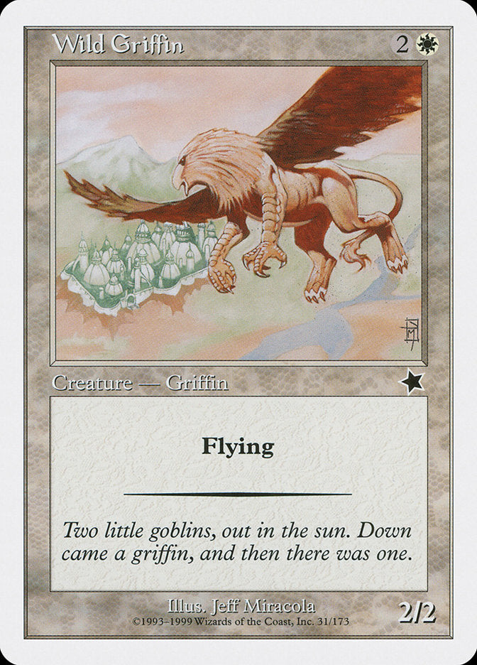 Wild Griffin [Starter 1999] - Magic: The Gathering - Card Brawlers | Quebec | Canada |
