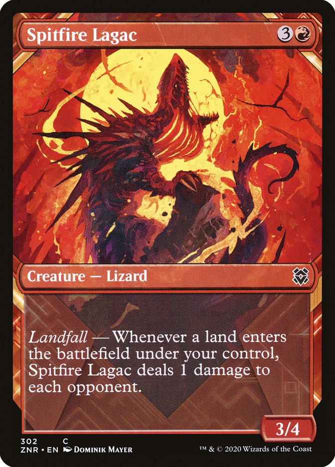 Spitfire Lagac (Showcase) [Zendikar Rising] - Magic: The Gathering - Card Brawlers | Quebec | Canada |