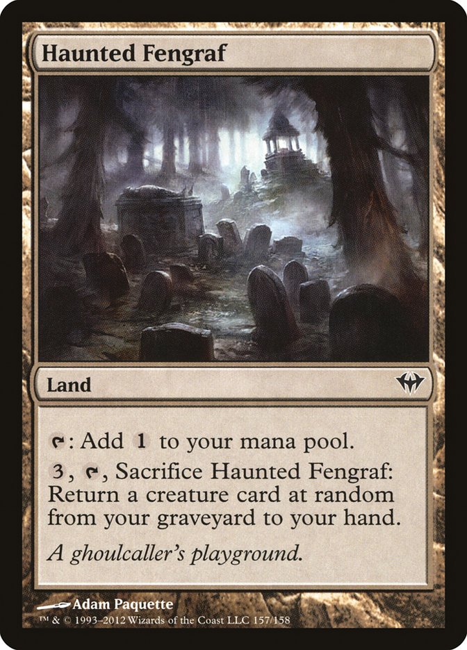 Haunted Fengraf [Dark Ascension] - Magic: The Gathering - Card Brawlers | Quebec | Canada |