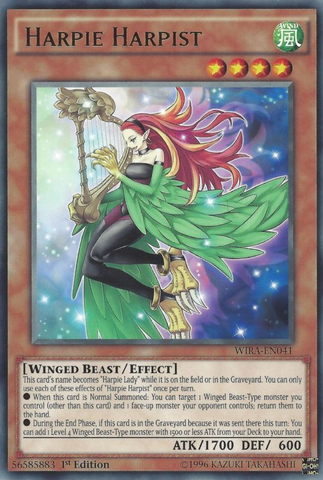 Harpie Harpist [WIRA-EN041] Rare - Yu-Gi-Oh! - Card Brawlers | Quebec | Canada |