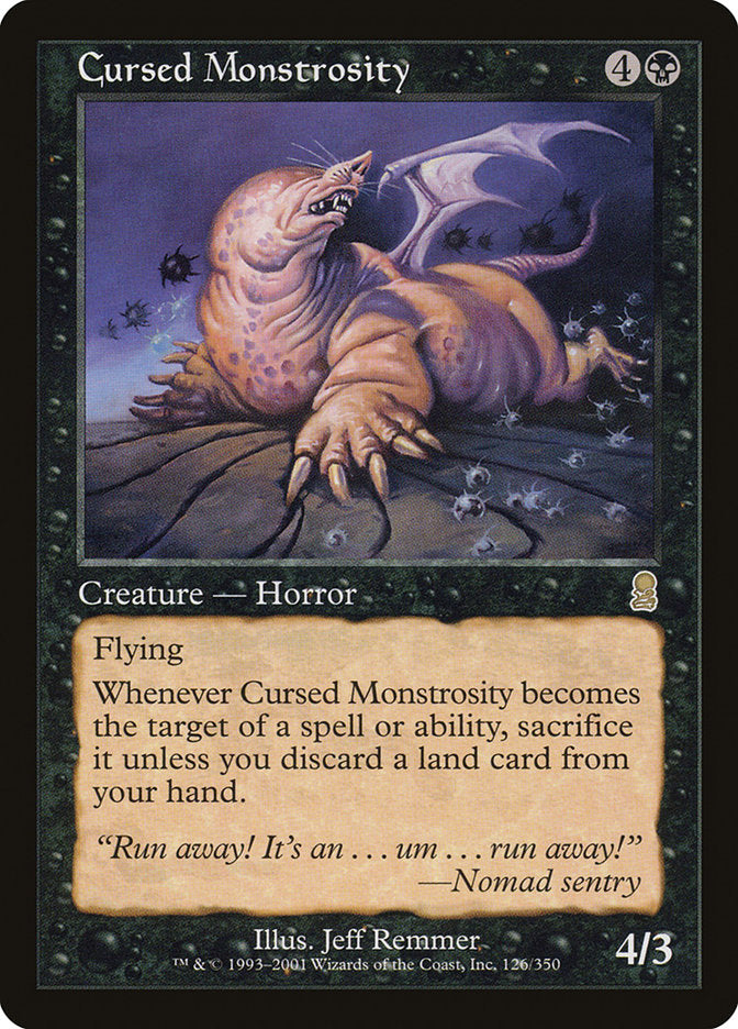 Cursed Monstrosity [Odyssey] - Magic: The Gathering - Card Brawlers | Quebec | Canada |