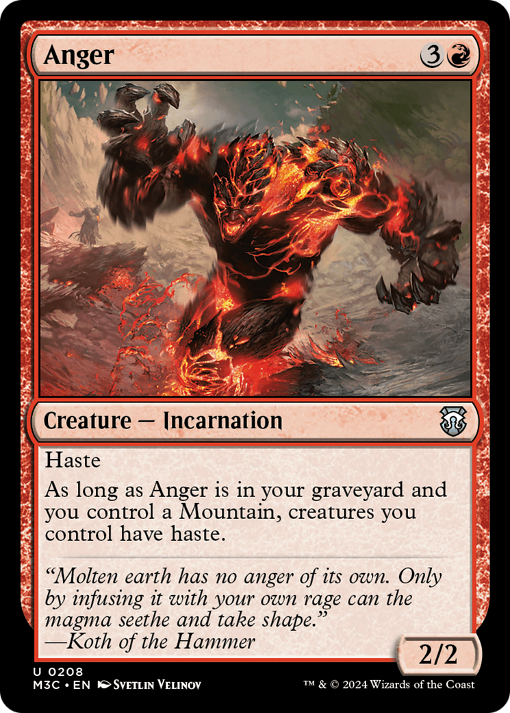 Anger [Modern Horizons 3 Commander] - Magic: The Gathering - Card Brawlers | Quebec | Canada |