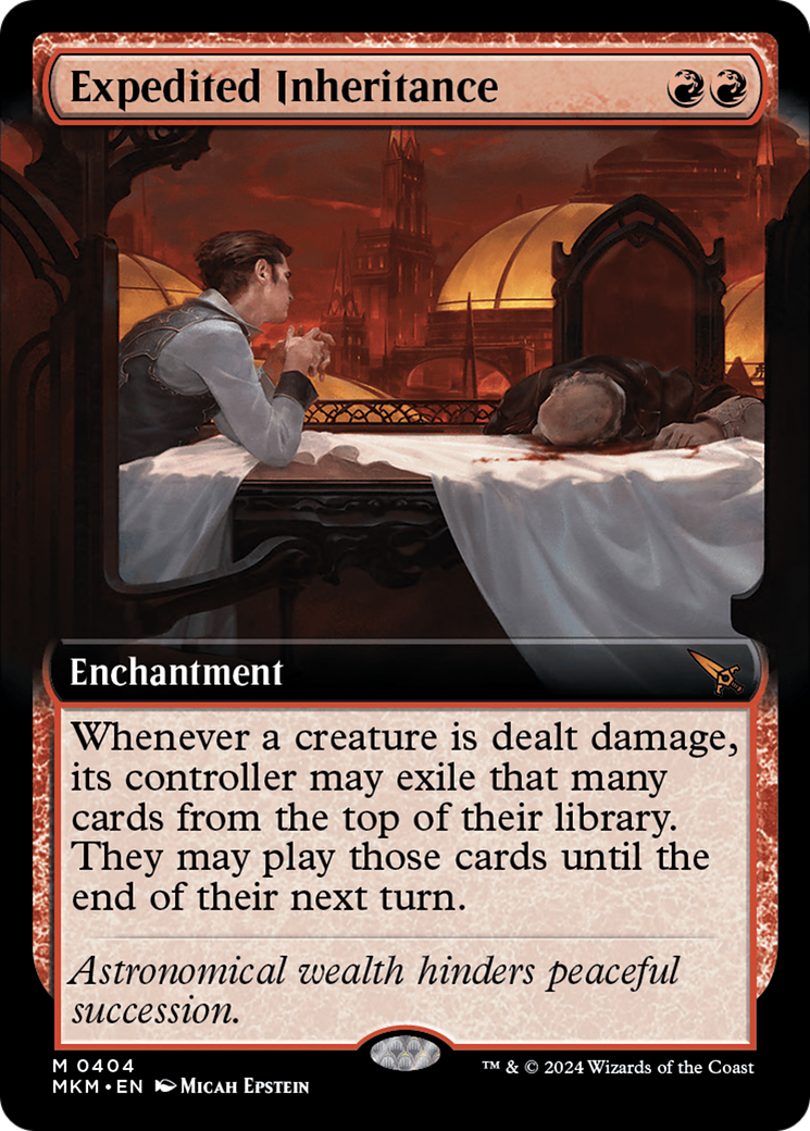 Expedited Inheritance (Extended Art) [Murders at Karlov Manor] - Magic: The Gathering - Card Brawlers | Quebec | Canada |