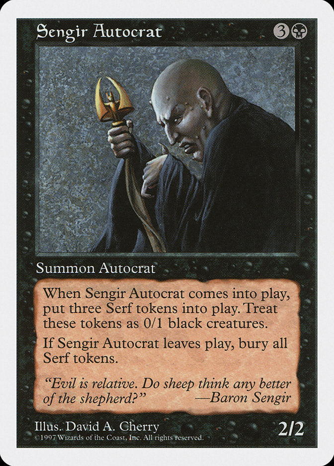 Sengir Autocrat [Fifth Edition] - Magic: The Gathering - Card Brawlers | Quebec | Canada |