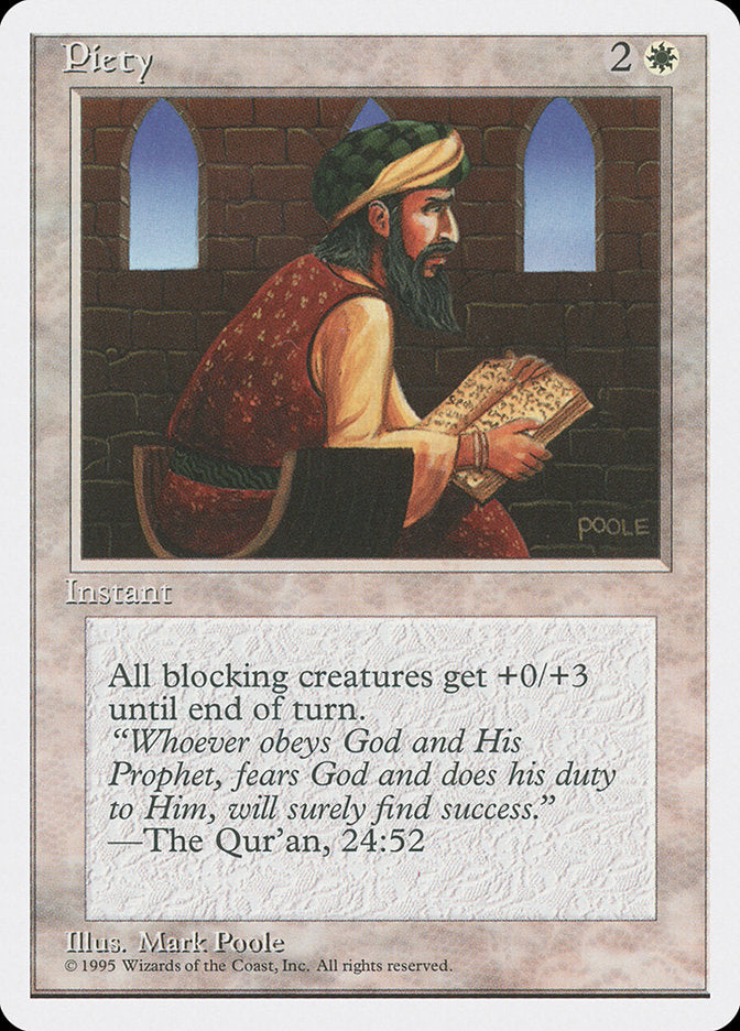 Piety [Fourth Edition] - Magic: The Gathering - Card Brawlers | Quebec | Canada |