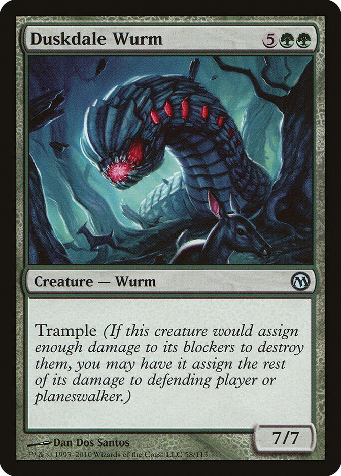 Duskdale Wurm [Duels of the Planeswalkers] - Magic: The Gathering - Card Brawlers | Quebec | Canada |