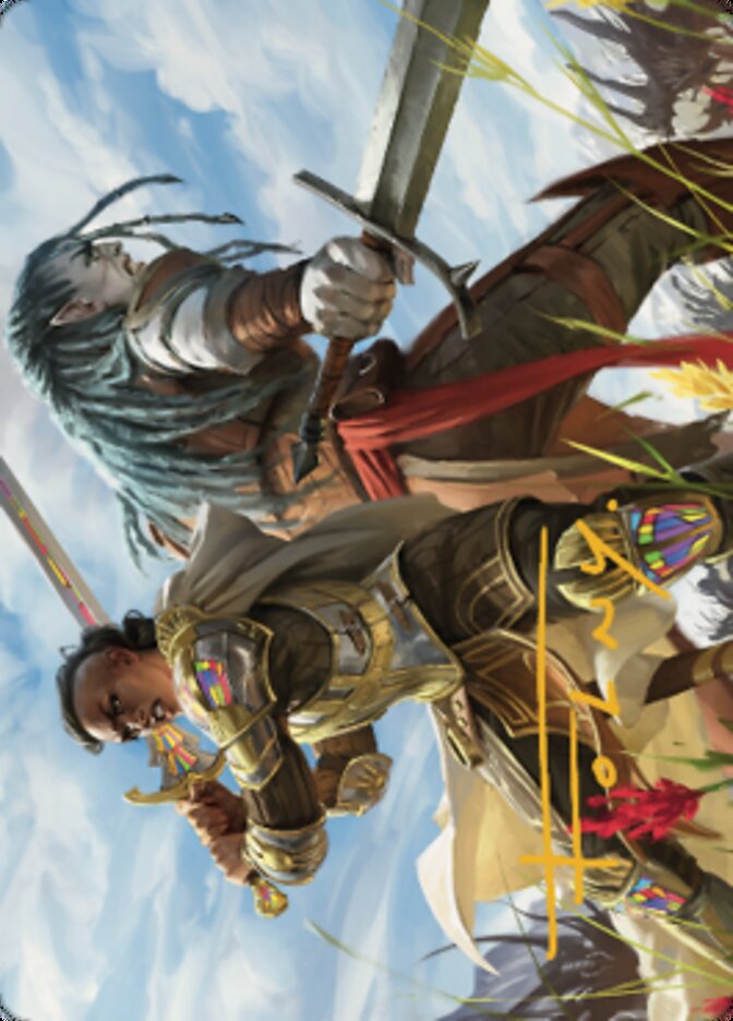 Join Forces Art Card (Gold-Stamped Signature) [Dominaria United Art Series] - Magic: The Gathering - Card Brawlers | Quebec | Canada |