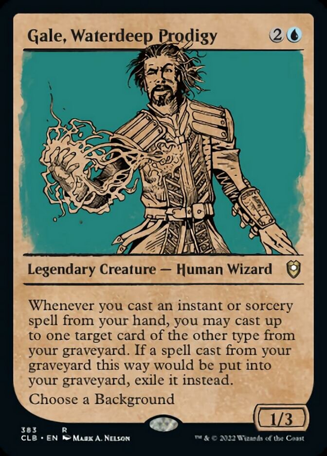 Gale, Waterdeep Prodigy (Showcase) [Commander Legends: Battle for Baldur's Gate] - Magic: The Gathering - Card Brawlers | Quebec | Canada |