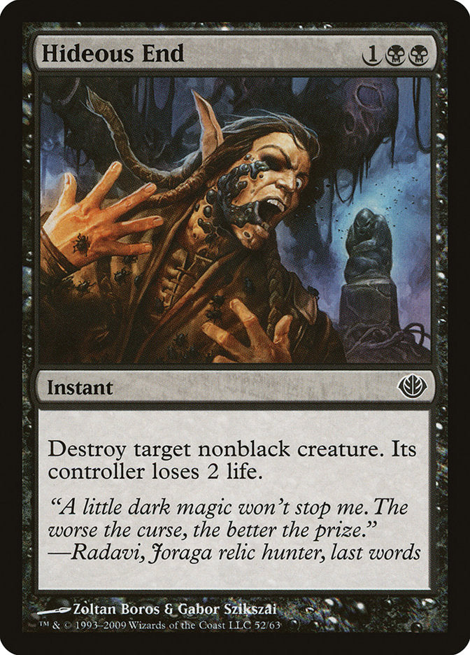 Hideous End [Duel Decks: Garruk vs. Liliana] - Magic: The Gathering - Card Brawlers | Quebec | Canada |