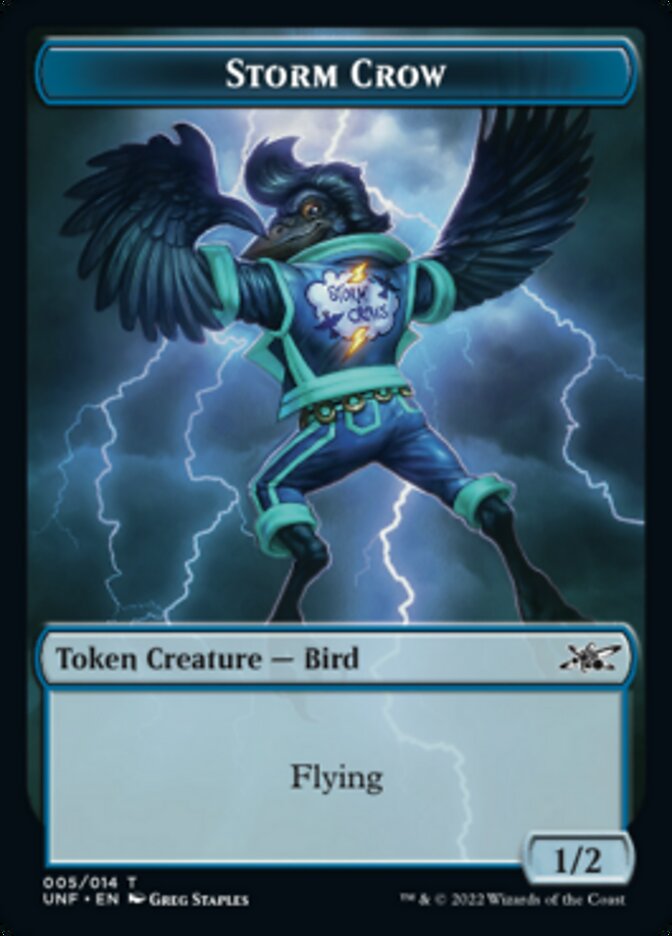 Storm Crow Token [Unfinity Tokens] - Magic: The Gathering - Card Brawlers | Quebec | Canada |