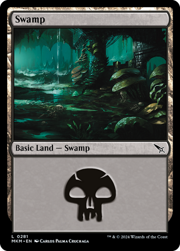Swamp (0281) [Murders at Karlov Manor] - Magic: The Gathering - Card Brawlers | Quebec | Canada |
