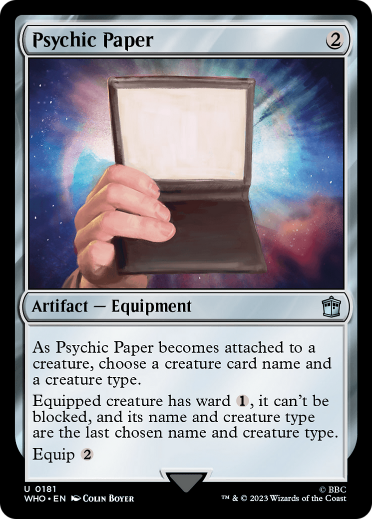 Psychic Paper [Doctor Who] - Magic: The Gathering - Card Brawlers | Quebec | Canada |