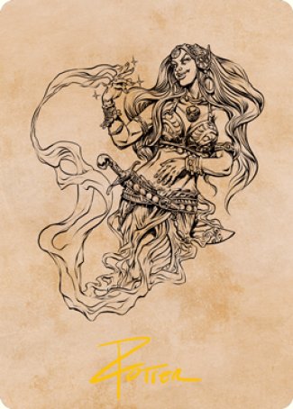 Djinni Windseer (Showcase) Art Card (Gold-Stamped Signature) [Dungeons & Dragons: Adventures in the Forgotten Realms Art Series] - Magic: The Gathering - Card Brawlers | Quebec | Canada |