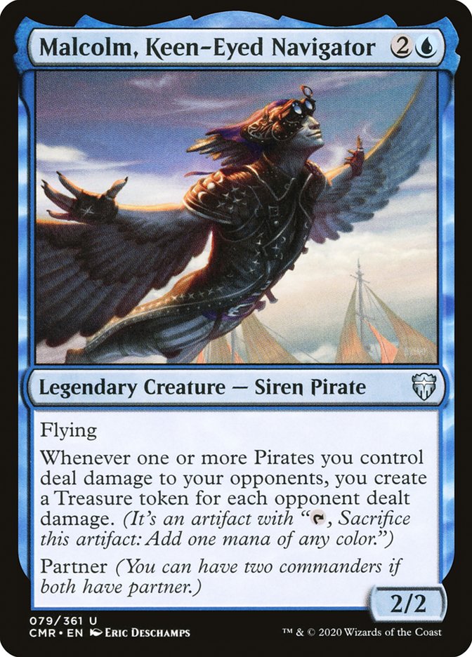 Malcolm, Keen-Eyed Navigator [Commander Legends] - Magic: The Gathering - Card Brawlers | Quebec | Canada |