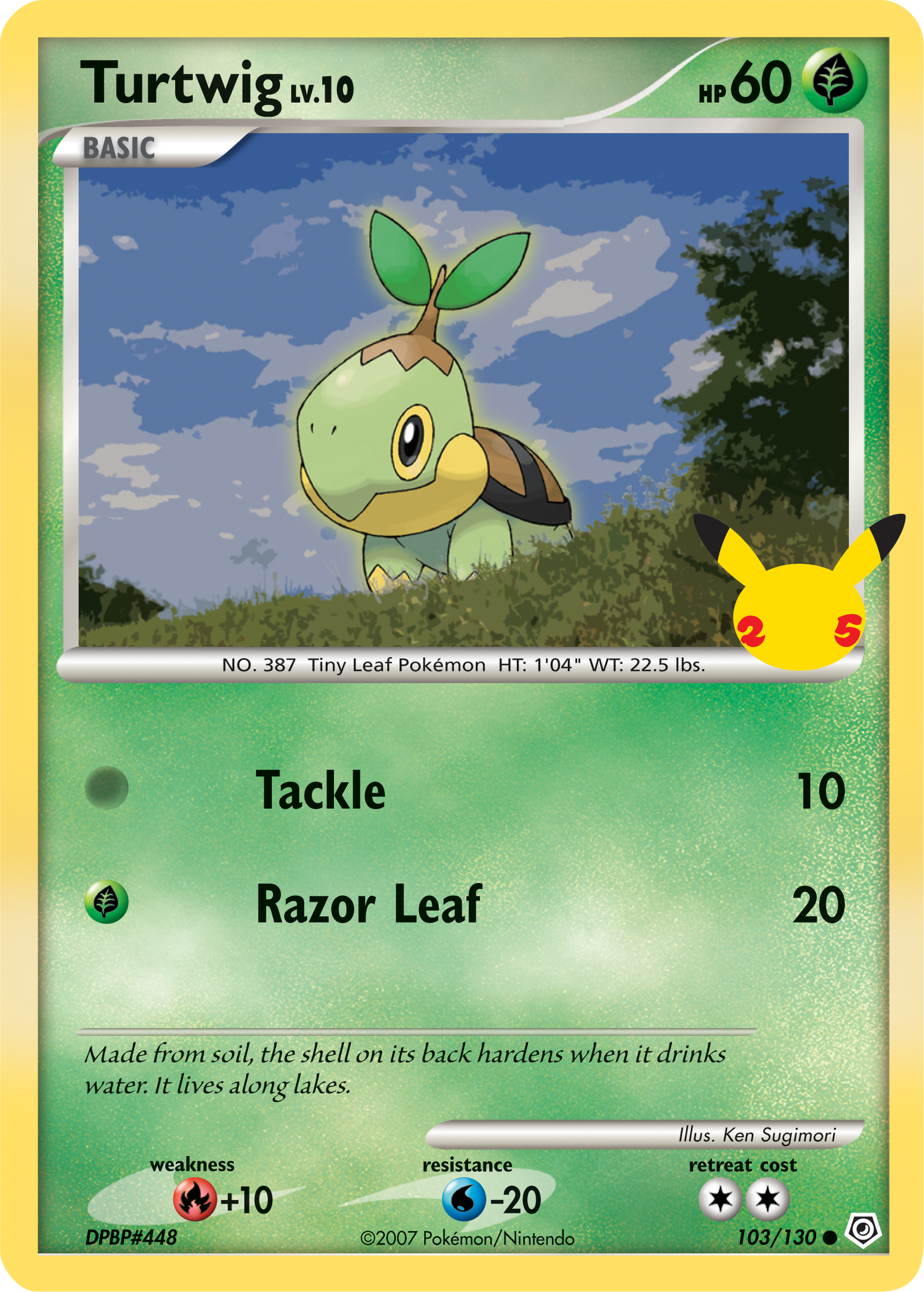 Turtwig (103/130) (Jumbo Card) [First Partner Pack] - Pokémon - Card Brawlers | Quebec | Canada |