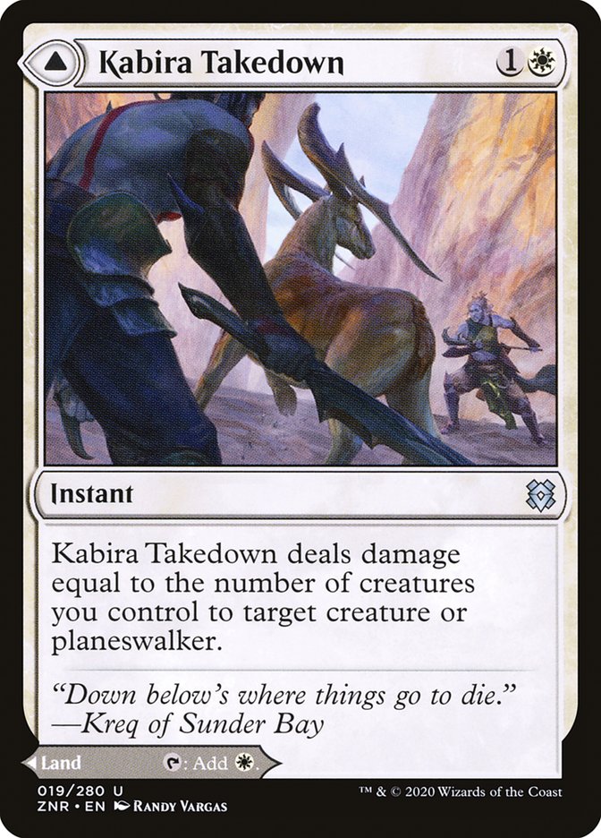 Kabira Takedown // Kabira Plateau [Zendikar Rising] - Magic: The Gathering - Card Brawlers | Quebec | Canada |
