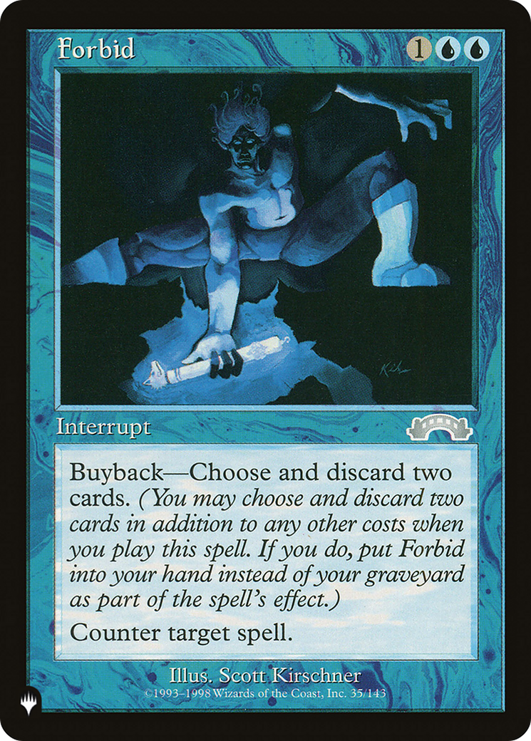 Forbid [The List] - Magic: The Gathering - Card Brawlers | Quebec | Canada |