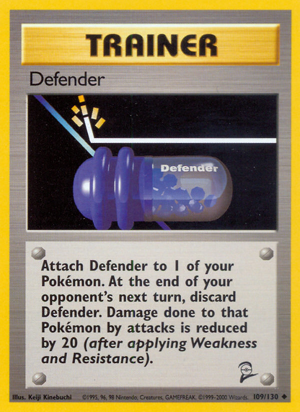 Defender (109/130) [Base Set 2] - Pokémon - Card Brawlers | Quebec | Canada |