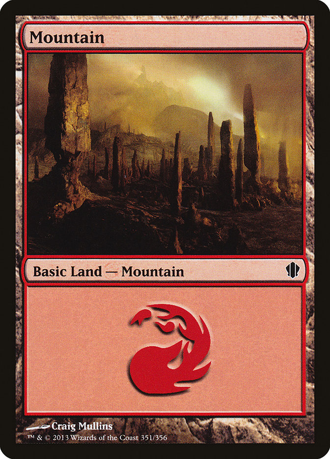 Mountain (351) [Commander 2013] - Magic: The Gathering - Card Brawlers | Quebec | Canada |