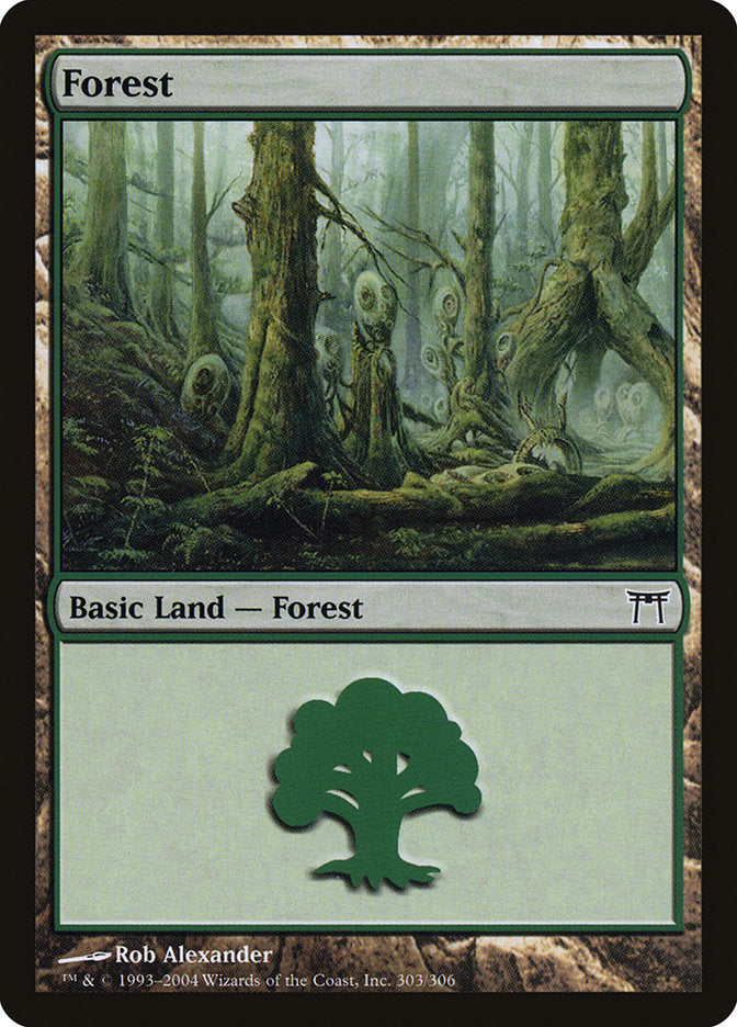 Forest (303) [Champions of Kamigawa] - Magic: The Gathering - Card Brawlers | Quebec | Canada |