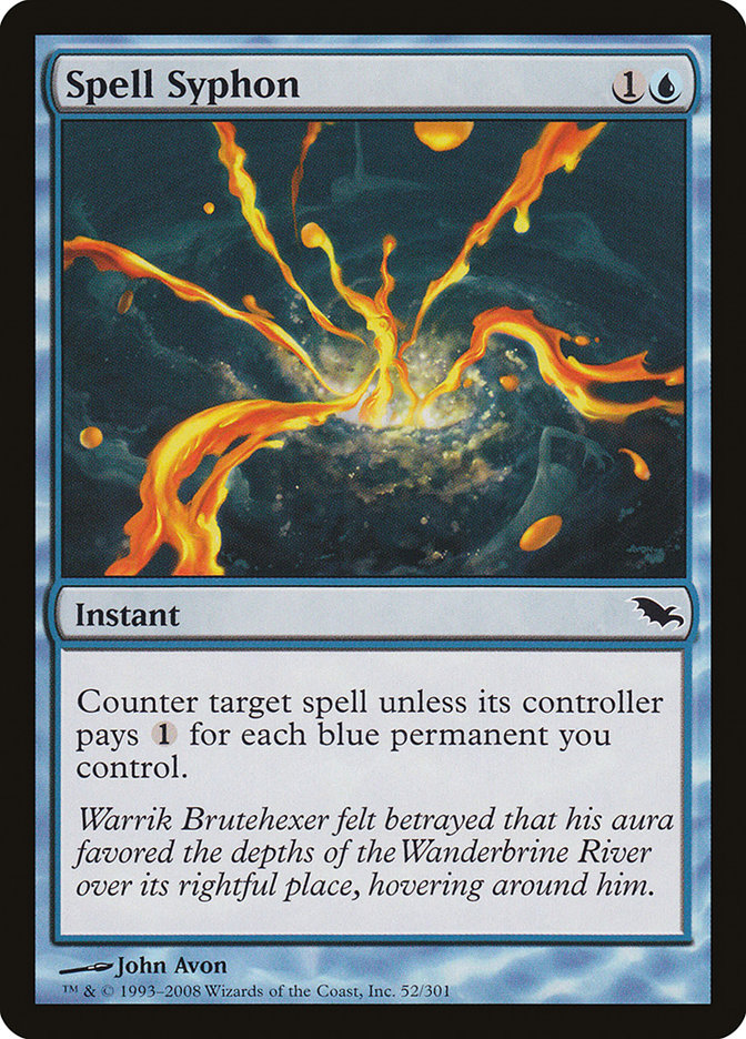 Spell Syphon [Shadowmoor] - Magic: The Gathering - Card Brawlers | Quebec | Canada |