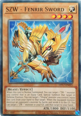 SZW - Fenrir Sword [OP17-EN021] Common - Yu-Gi-Oh! - Card Brawlers | Quebec | Canada |