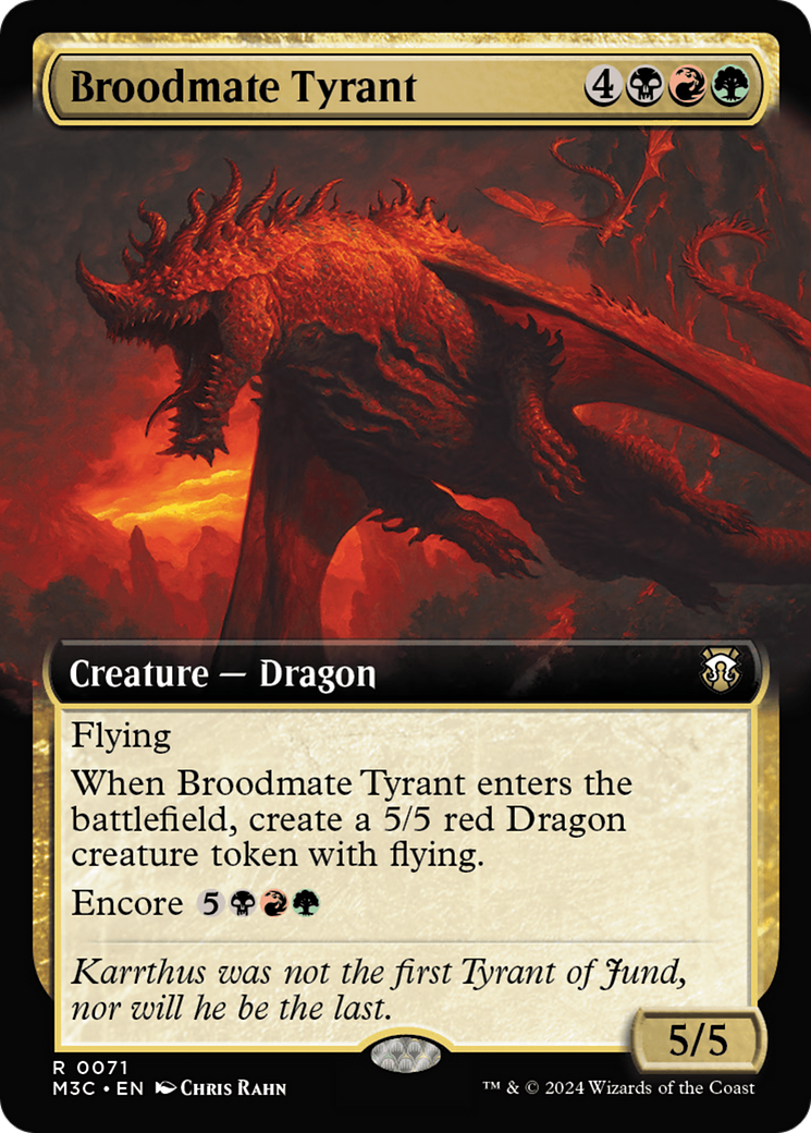 Broodmate Tyrant (Extended Art) [Modern Horizons 3 Commander] - Magic: The Gathering - Card Brawlers | Quebec | Canada |
