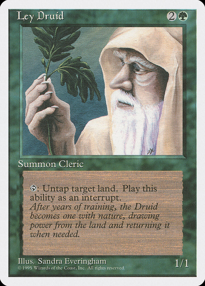 Ley Druid [Fourth Edition] - Magic: The Gathering - Card Brawlers | Quebec | Canada |