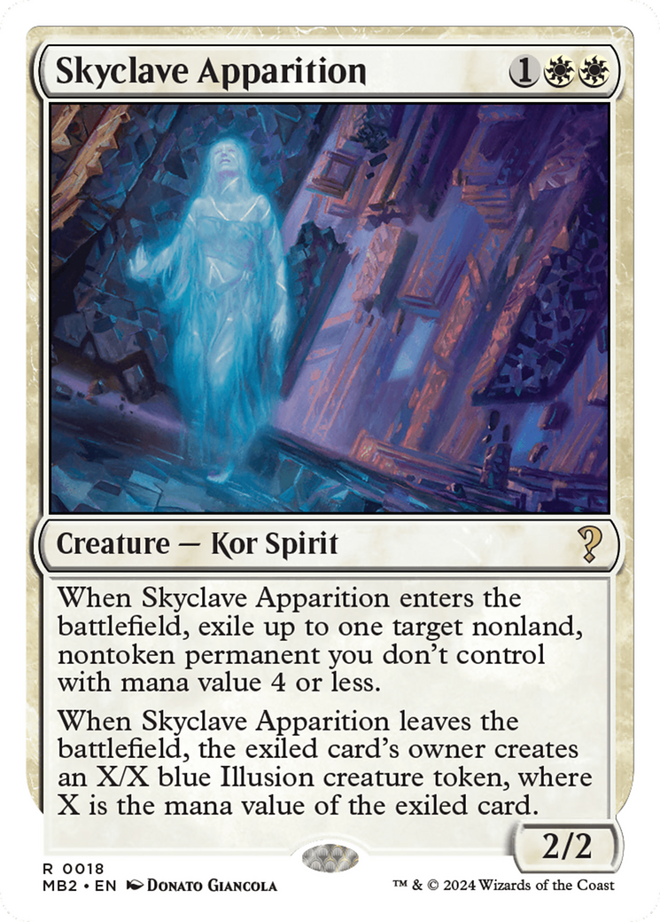 Skyclave Apparition (White Border) [Mystery Booster 2] - Magic: The Gathering - Card Brawlers | Quebec | Canada |