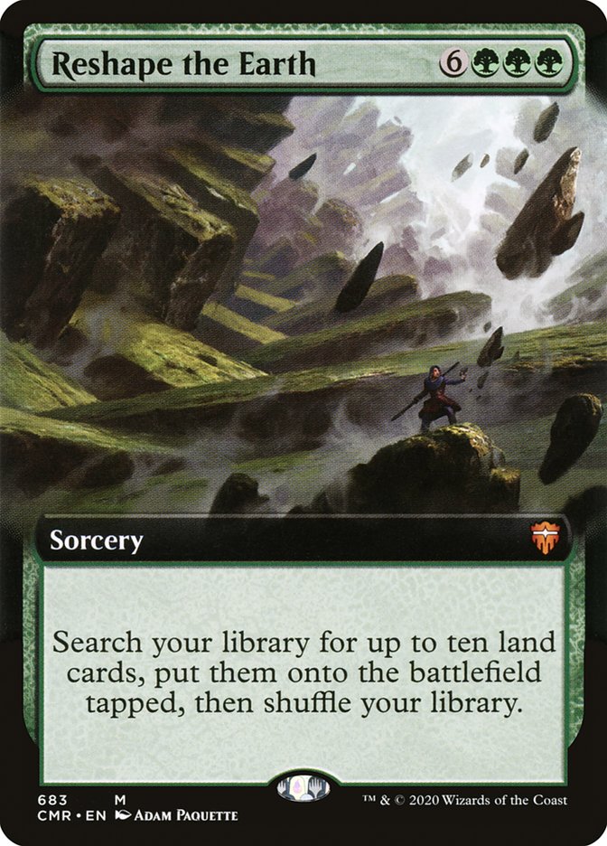 Reshape the Earth (Extended Art) [Commander Legends] - Magic: The Gathering - Card Brawlers | Quebec | Canada |
